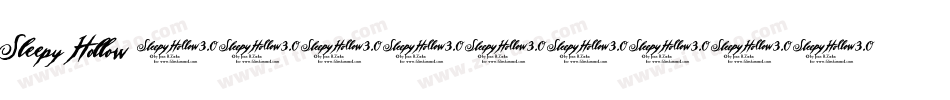 Sleepy Hollow 3.0字体转换